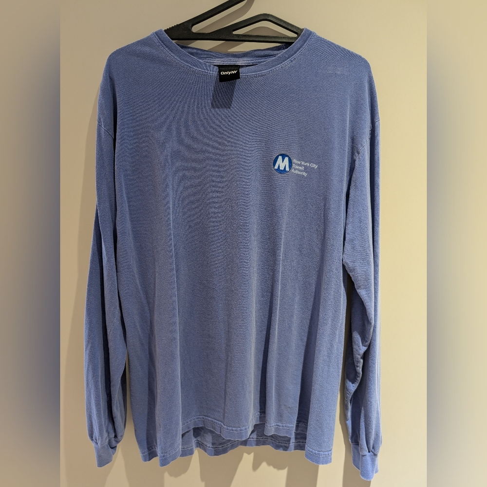 Only Denim Blue Long Sleeve Shirt